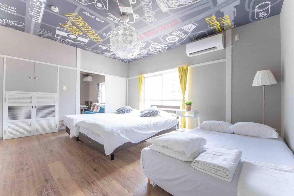 Ferienwohnung Sanacion Namba 難波千日前の5Ldk120平米 駅徒歩2分 広々バルコニーでバーベキューも可能 Ōsaka Exterior foto