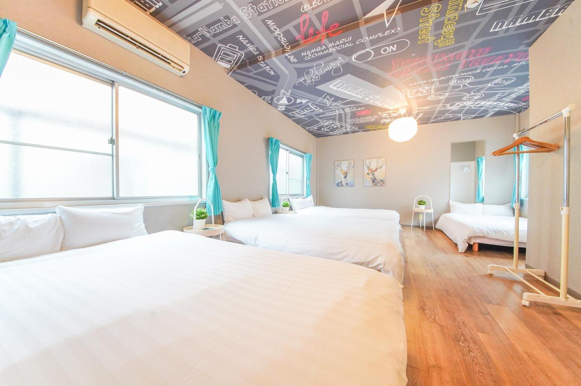 Ferienwohnung Sanacion Namba 難波千日前の5Ldk120平米 駅徒歩2分 広々バルコニーでバーベキューも可能 Ōsaka Exterior foto